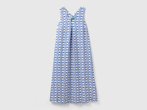 Vestito in lino stampato