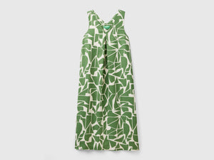 Vestito in lino stampato