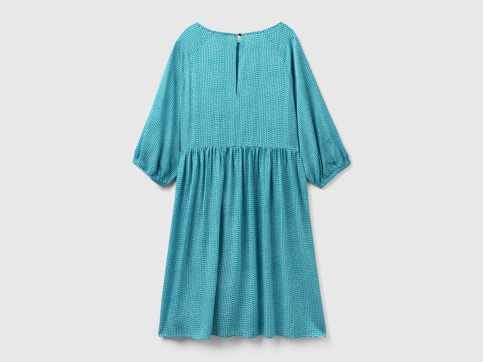 Vestito corto fantasia da donna blu 2 | Benetton Outlet