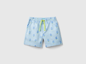 Shorts con stampa gelati