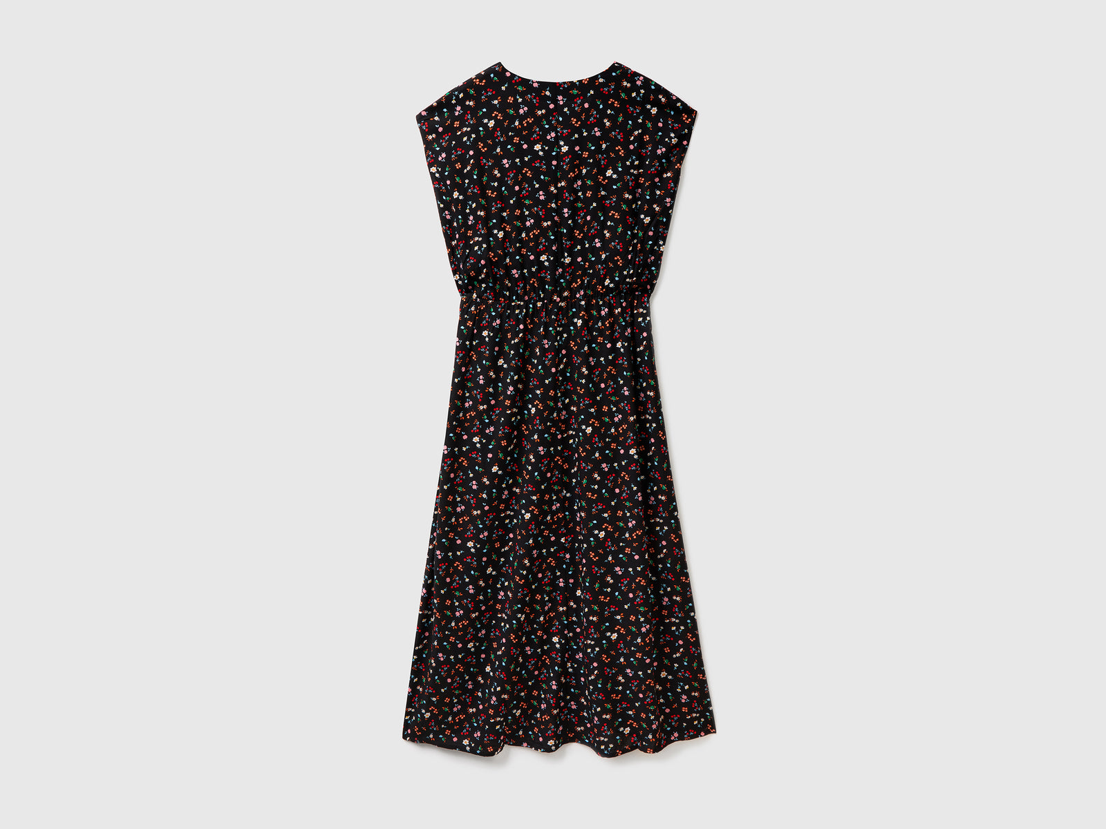 Vestito lungo copricostume smanicato con fantasia animalier da donna multi-color 2 | Benetton Outlet