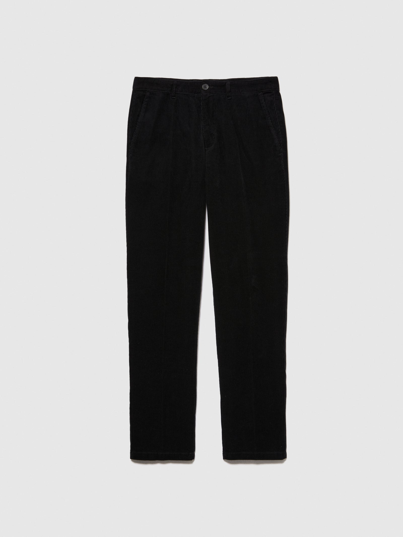 Chino in velluto a costine da uomo nero | Sisley Outlet