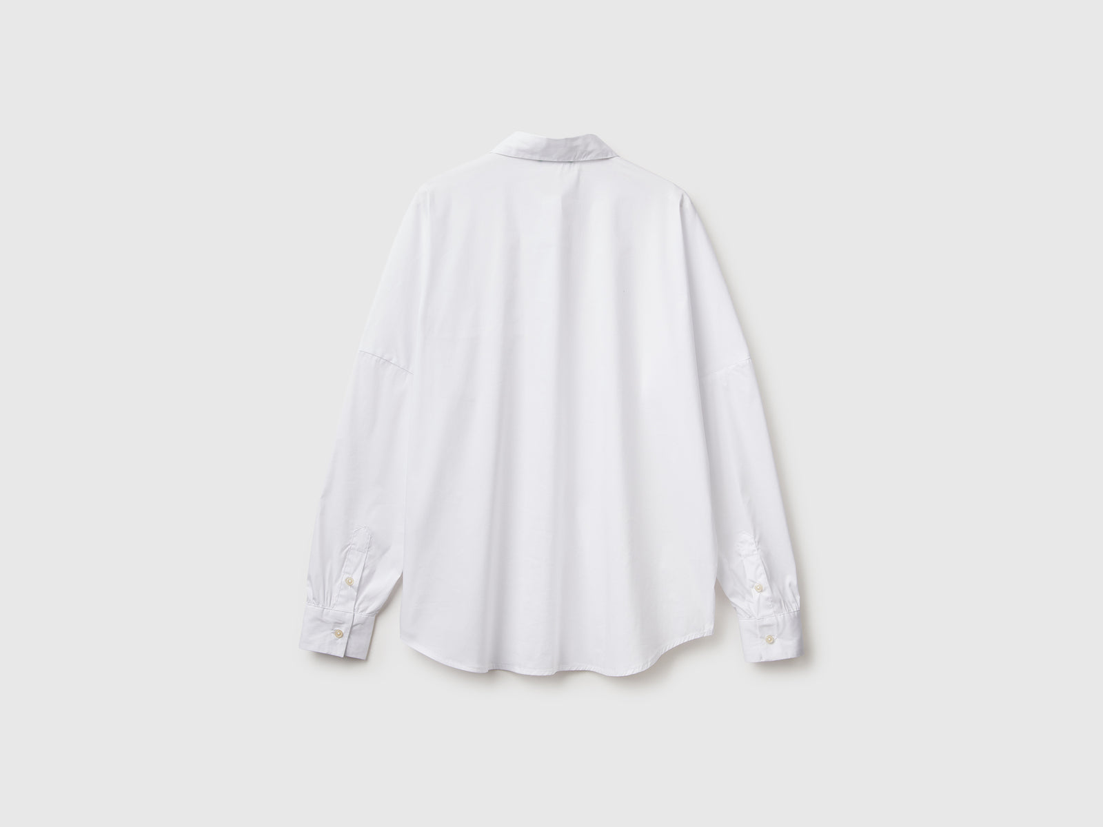 Camicia over fit da donna bianco 2 | Benetton Outlet