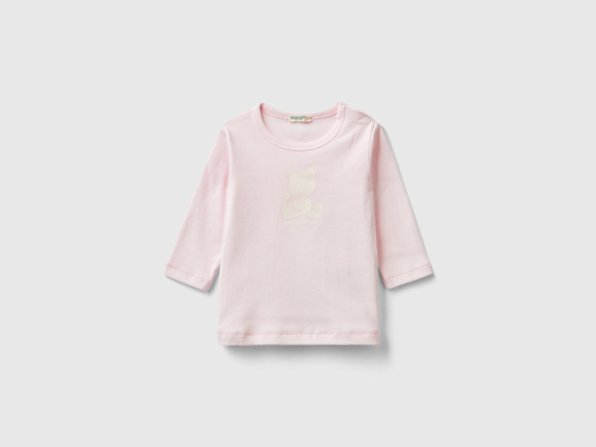 T-shirt manica lunga 100% cotone bio