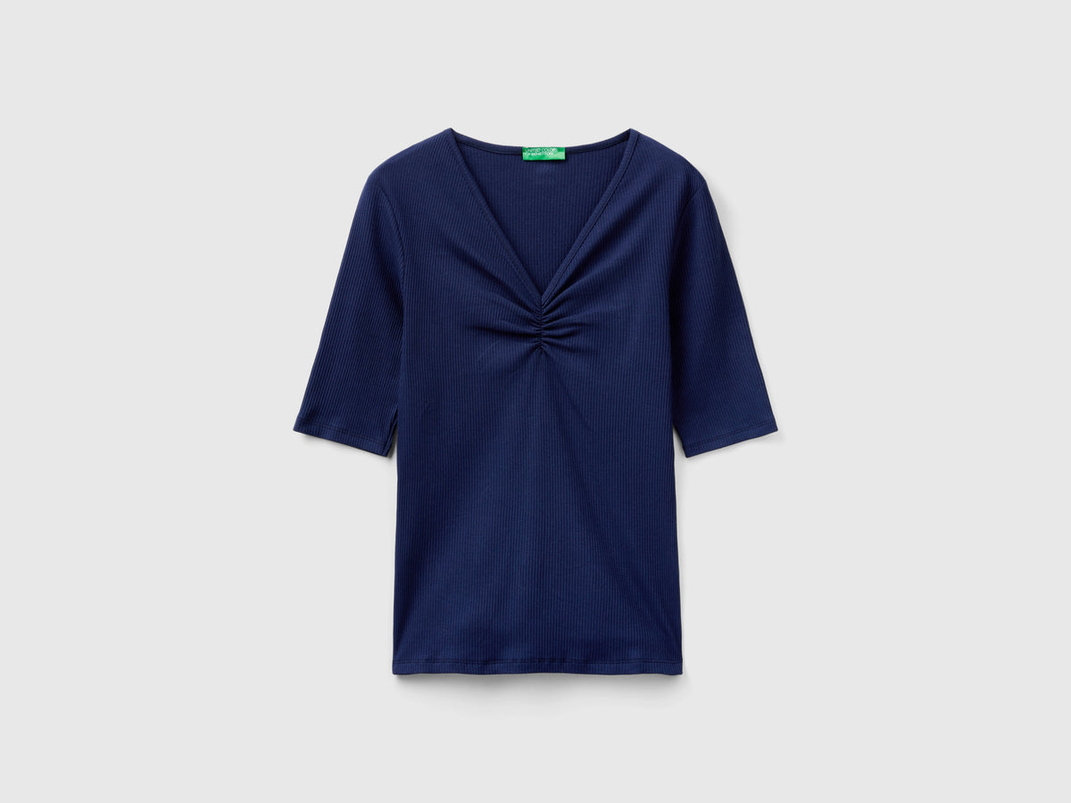 Maglietta scollo a V slim fit