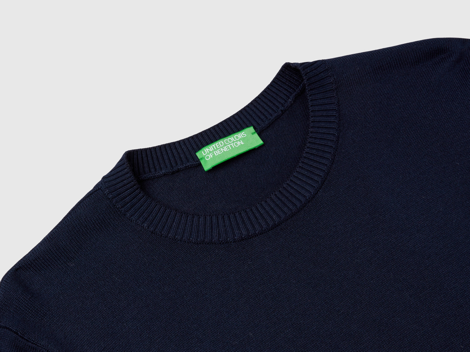 Maglia a manica corta da donna blu scuro 3 | Benetton Outlet
