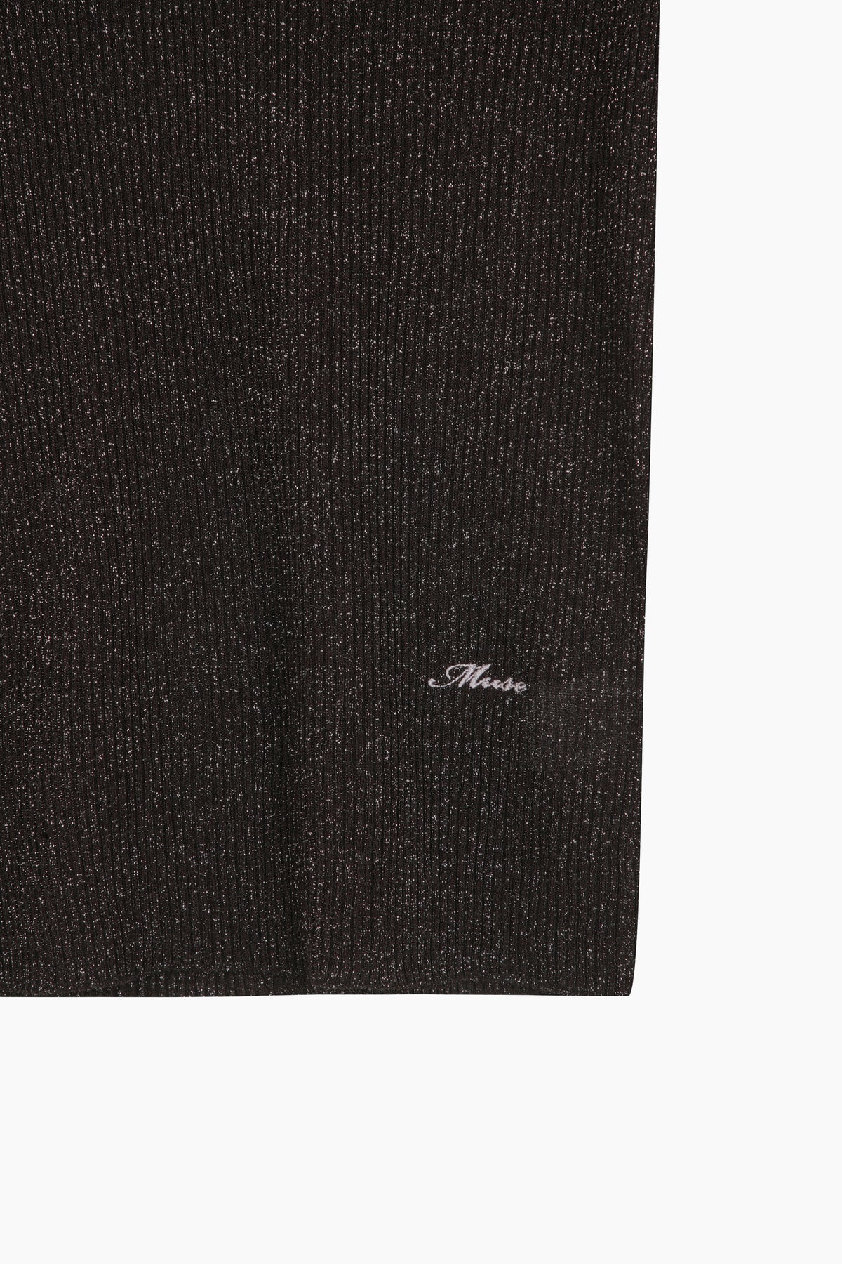 Maglia slim fit a costine