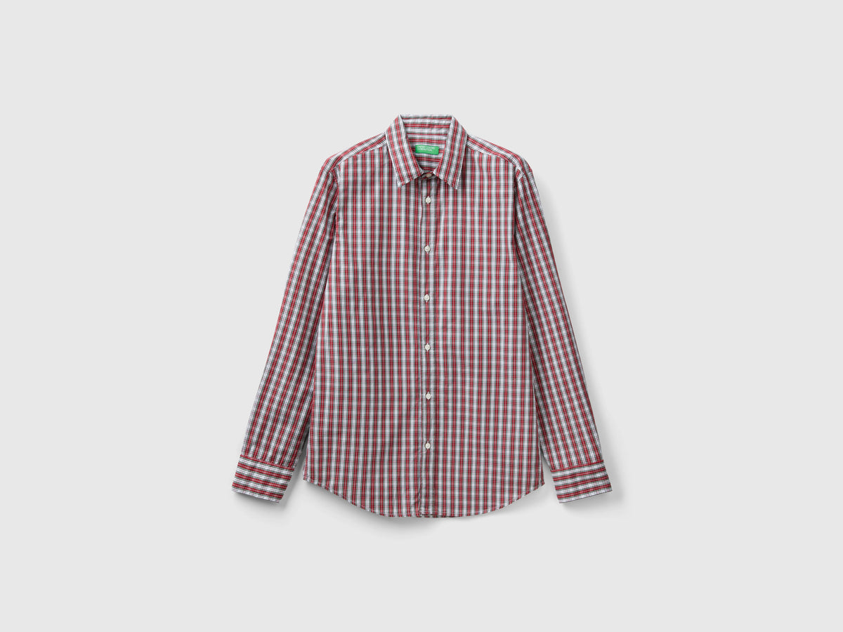 Camicia fantasia 100% cotone bio