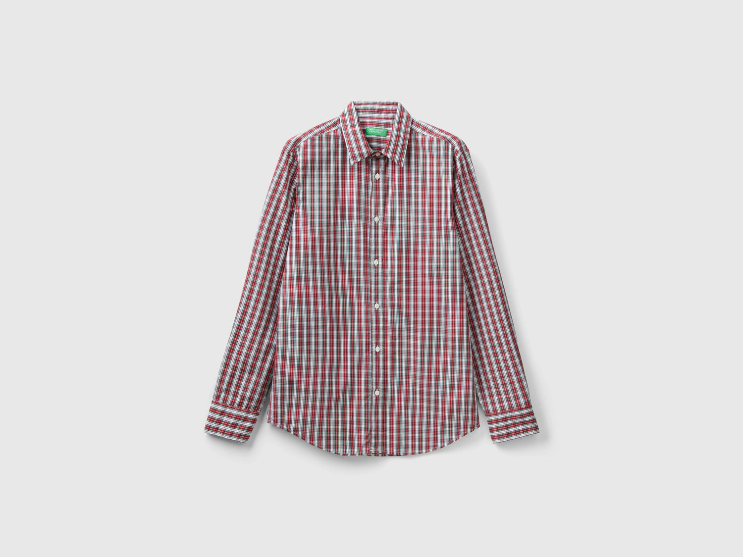 Camicia fantasia 100% cotone bio da uomo multi-color | Benetton Outlet