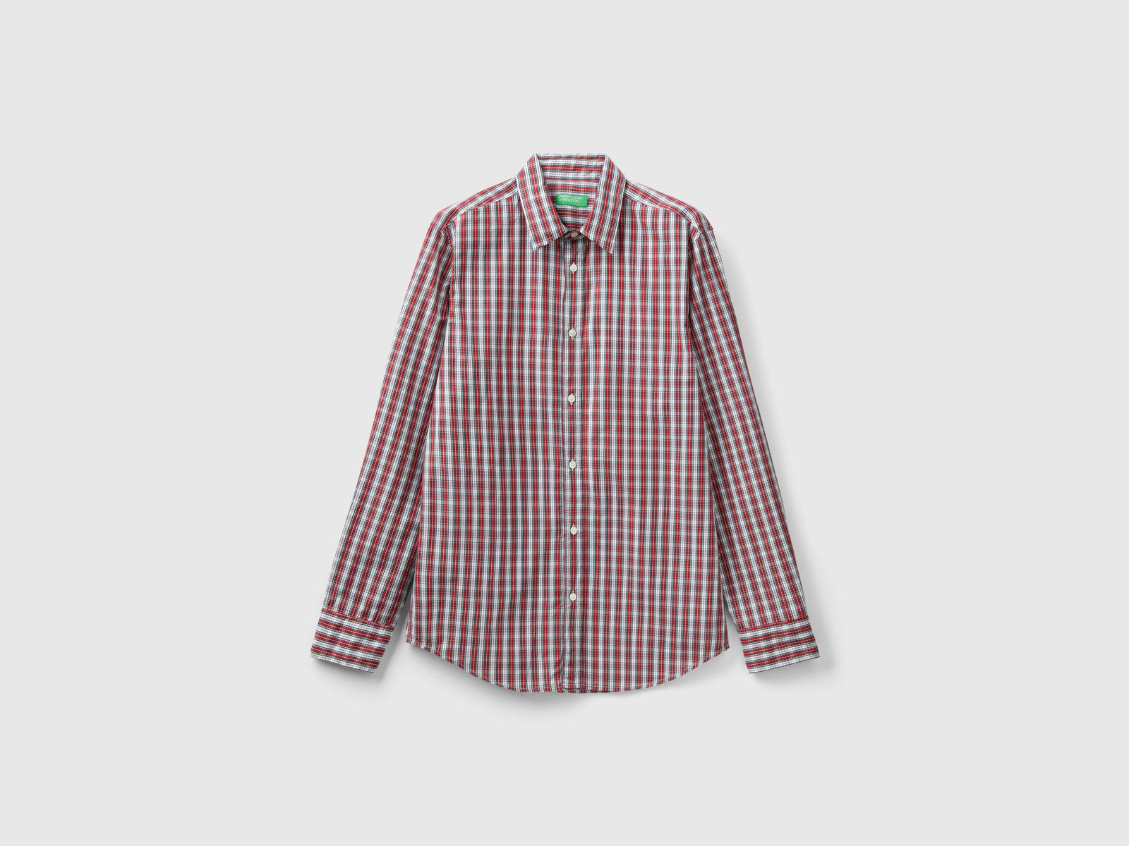 Camicia fantasia 100% cotone bio da uomo multi-color | Benetton Outlet