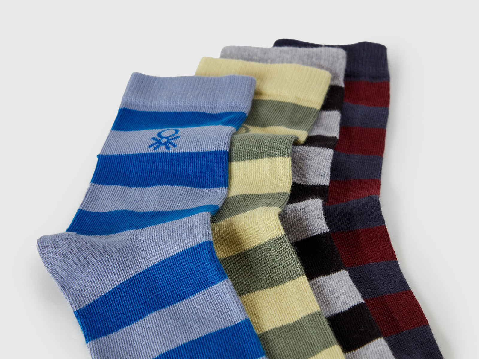 Quattro paia di calzini fantasia da bambino multi-color 2 | Benetton Outlet