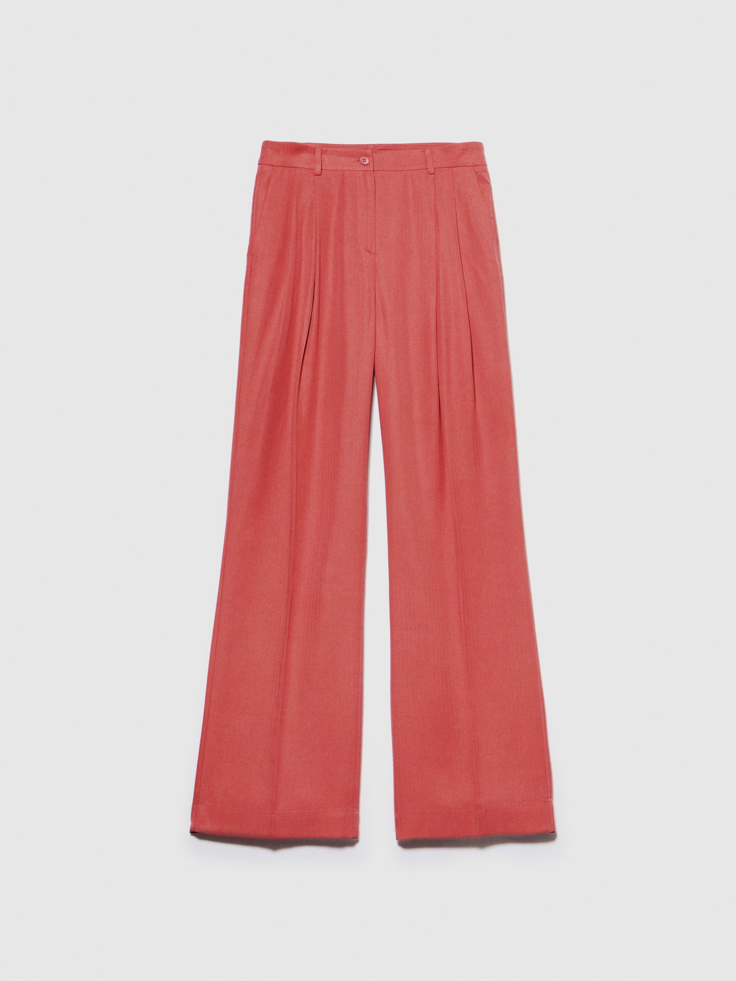 Pantaloni a vita bassa da donna corallo | Sisley Outlet