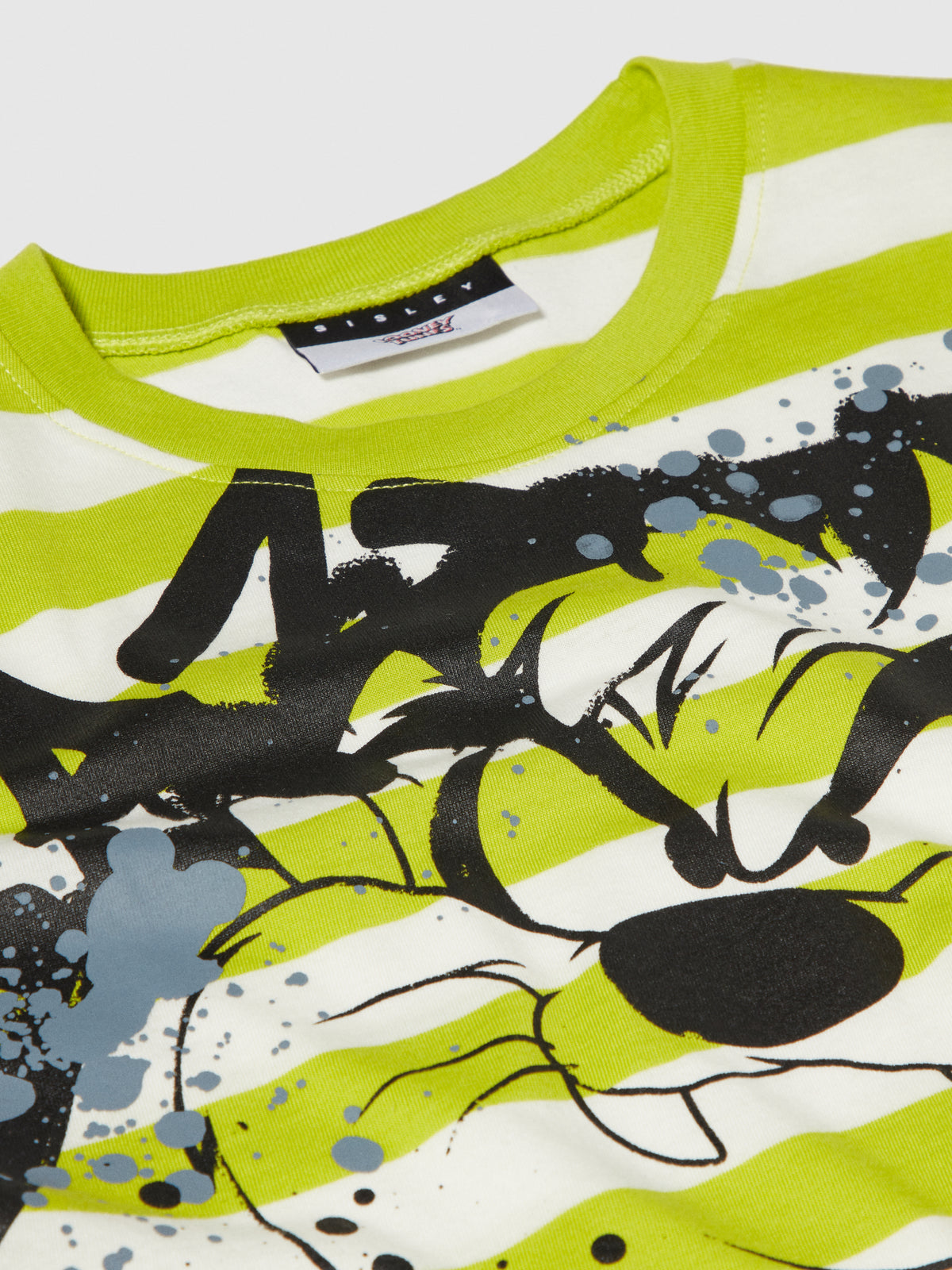 T-shirt a righe con stampa ©Looney Tunes