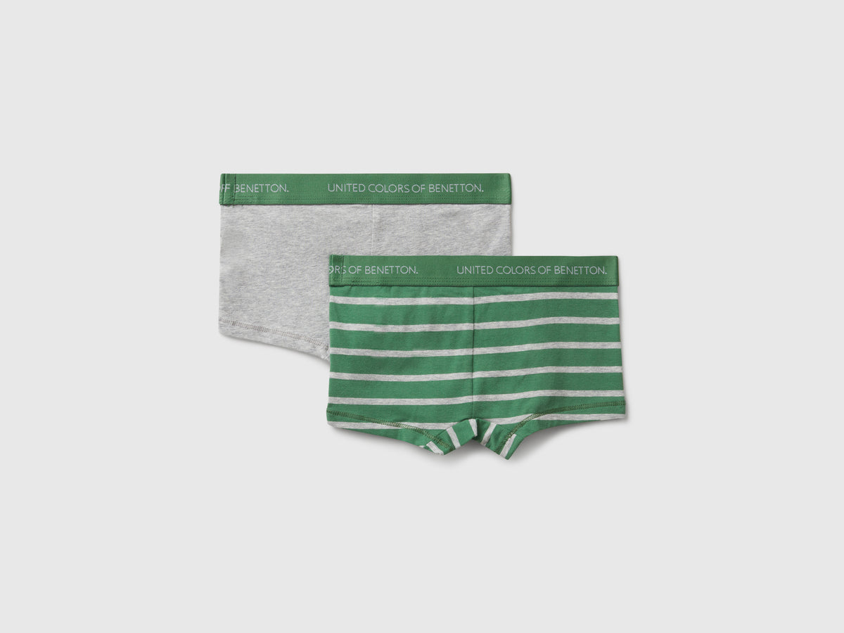 Due boxer in cotone stretch