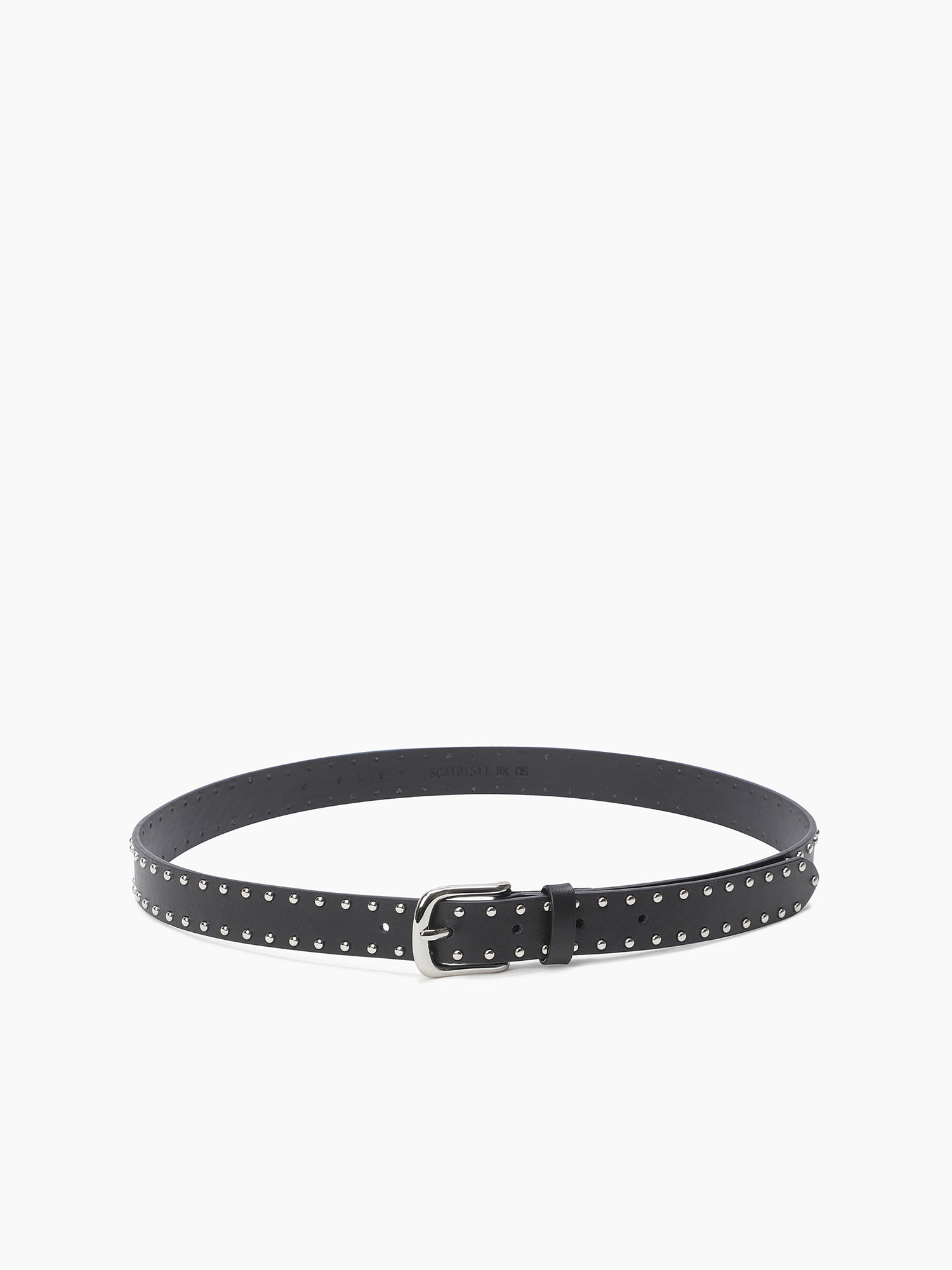 Cintura in pelle con borchiette da donna nero | Sisley k Outlet