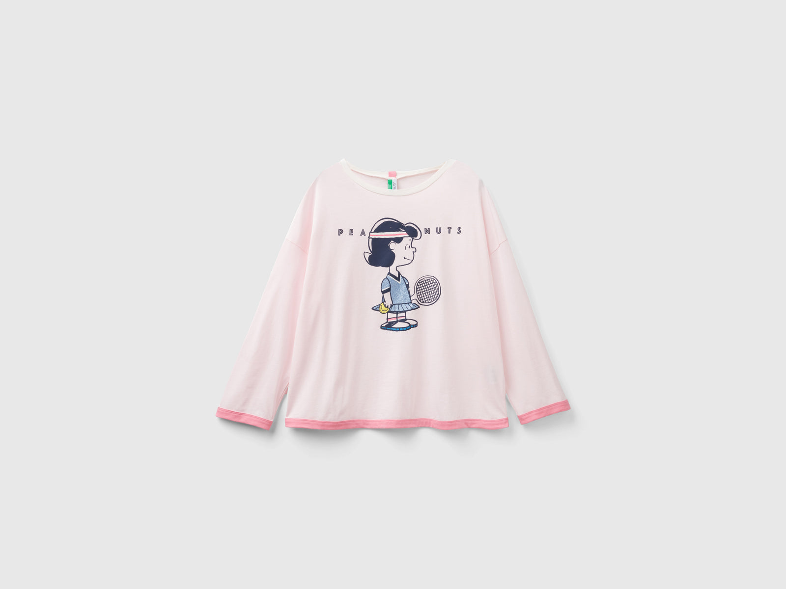 T-shirt Lucy ©Peanuts da donna rosa tenue | Benetton Outlet