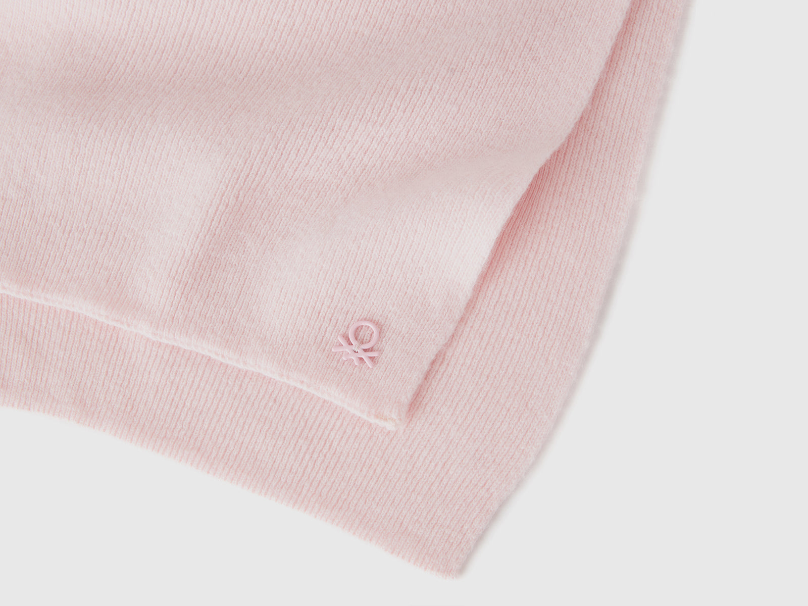 Sciarpa in misto lana da bambino rosa 3 | Benetton Outlet