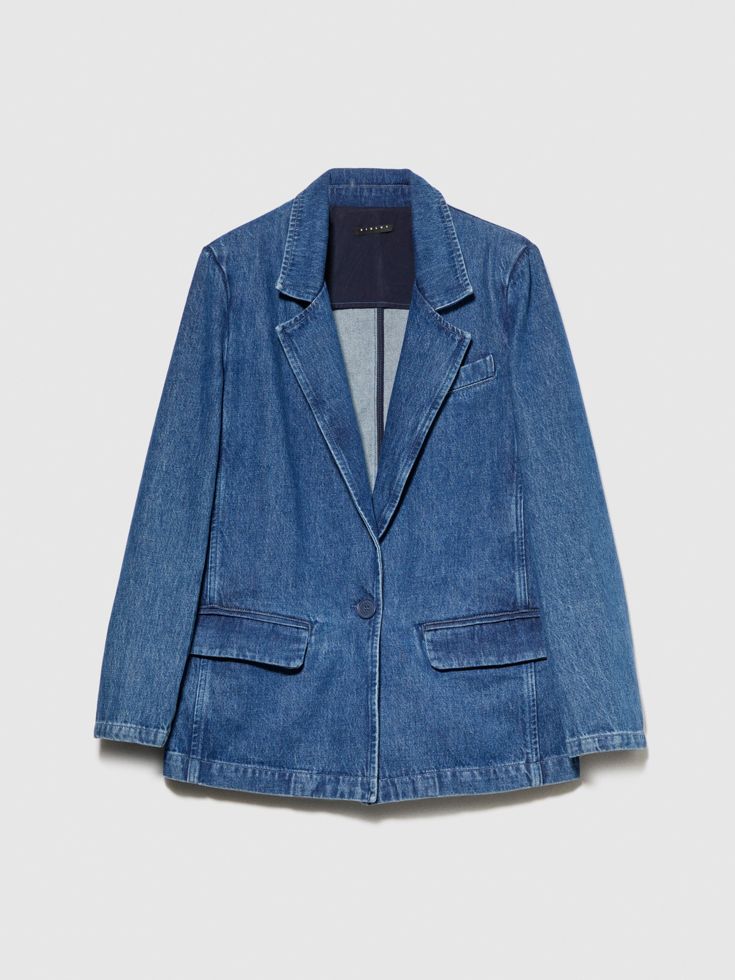 Blazer di jeans da donna rosso | Sisley Outlet