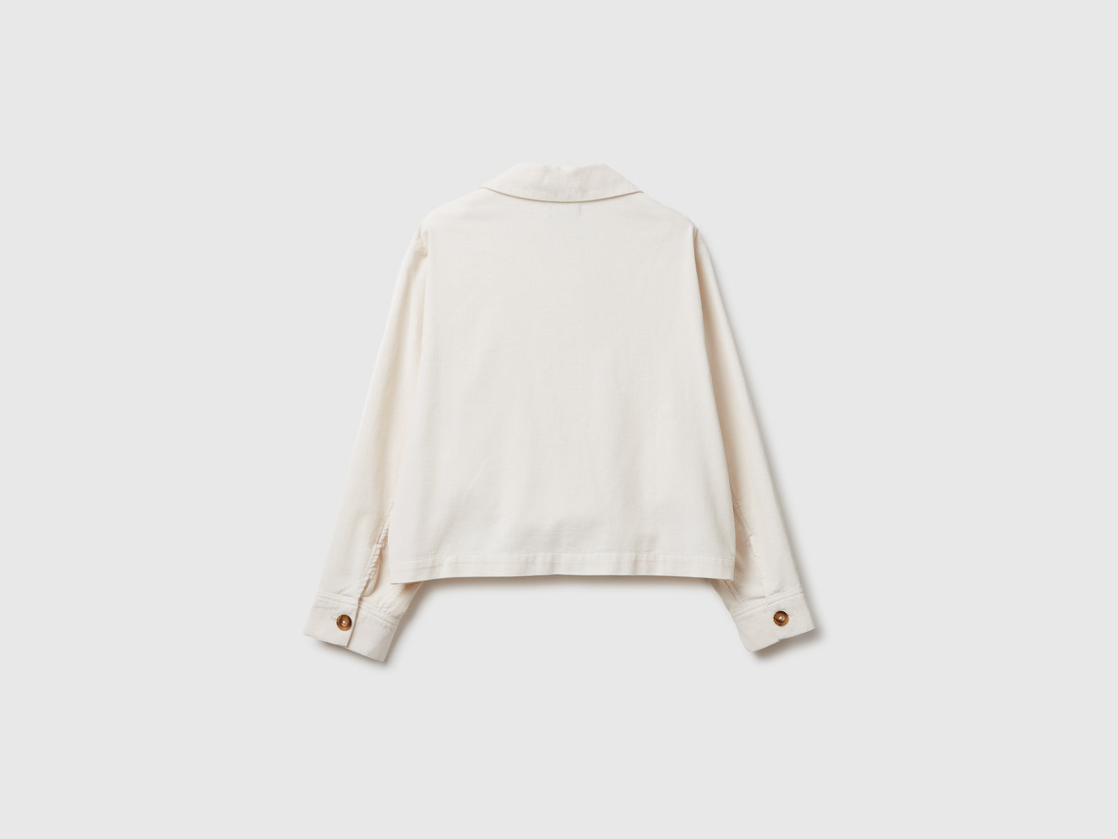 Giacca in velluto da donna bianco panna 2 | Benetton Outlet