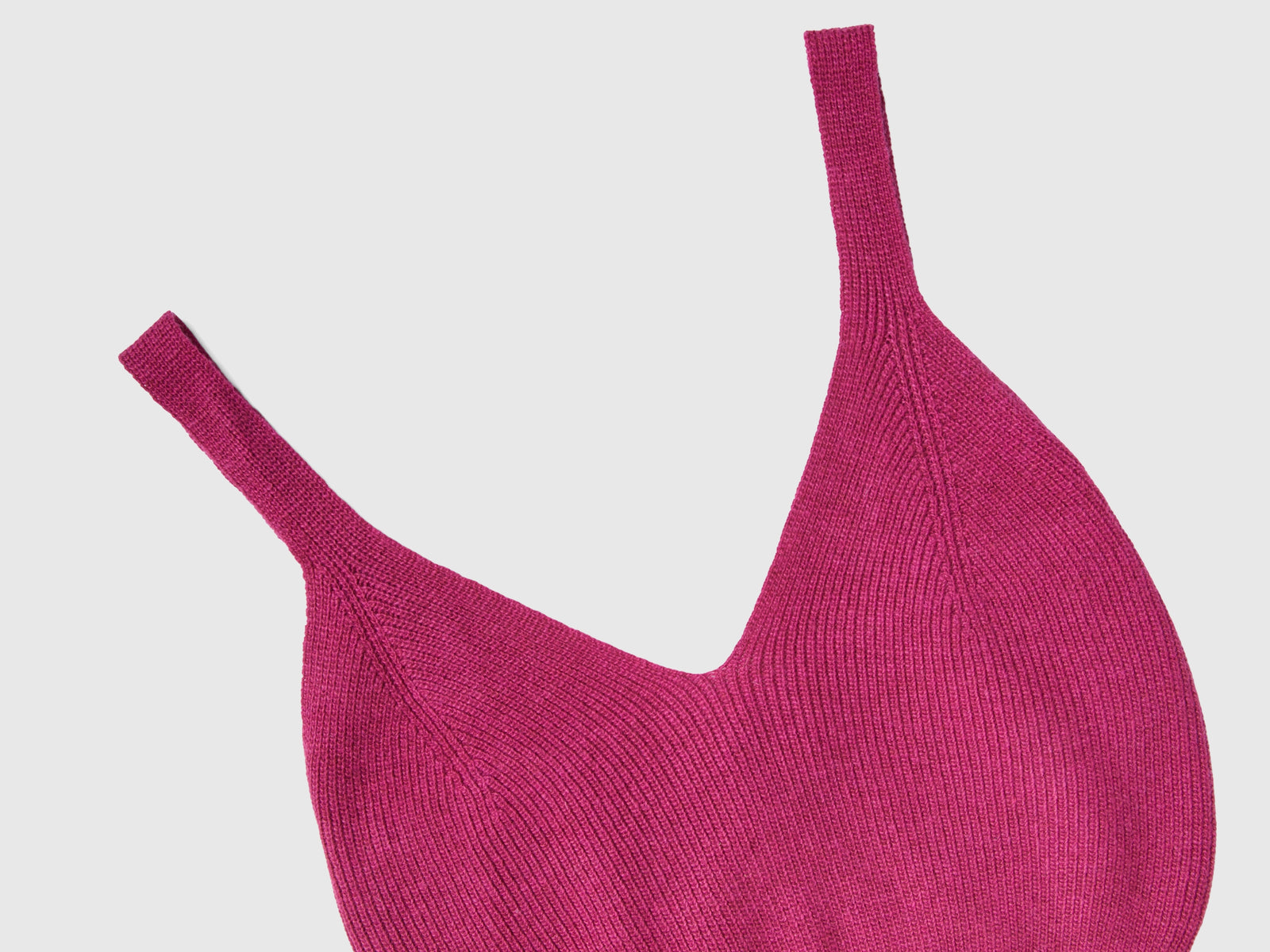 Top in misto cashmere da donna bordeaux 3 | Benetton Outlet