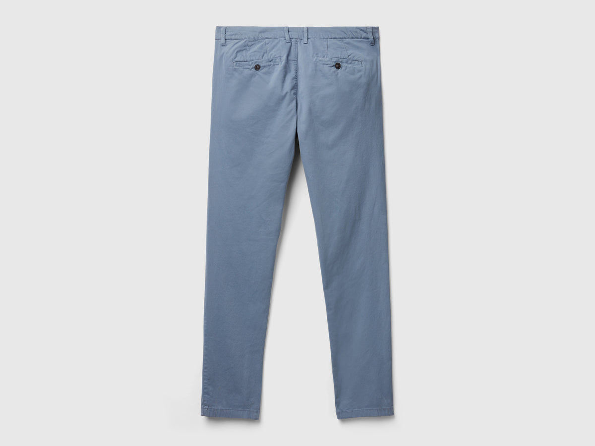Chino slim fit blu