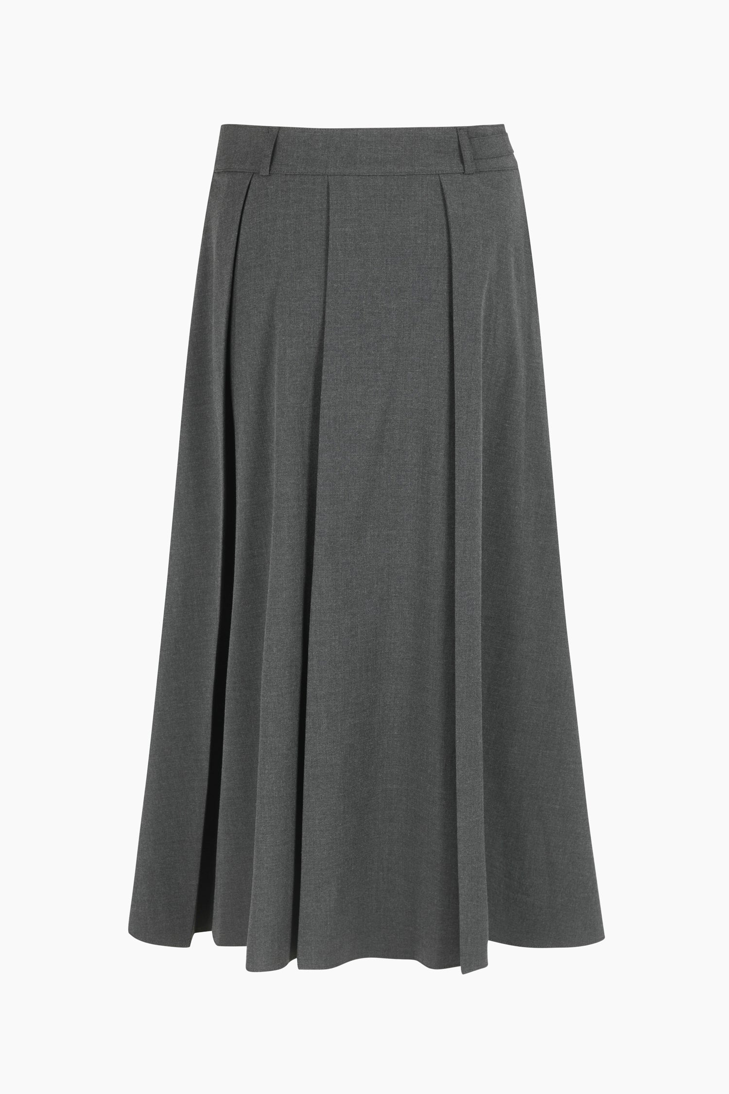 Maxi gonna con pieghe da donna grigio chiaro 2 | Sisley Outlet