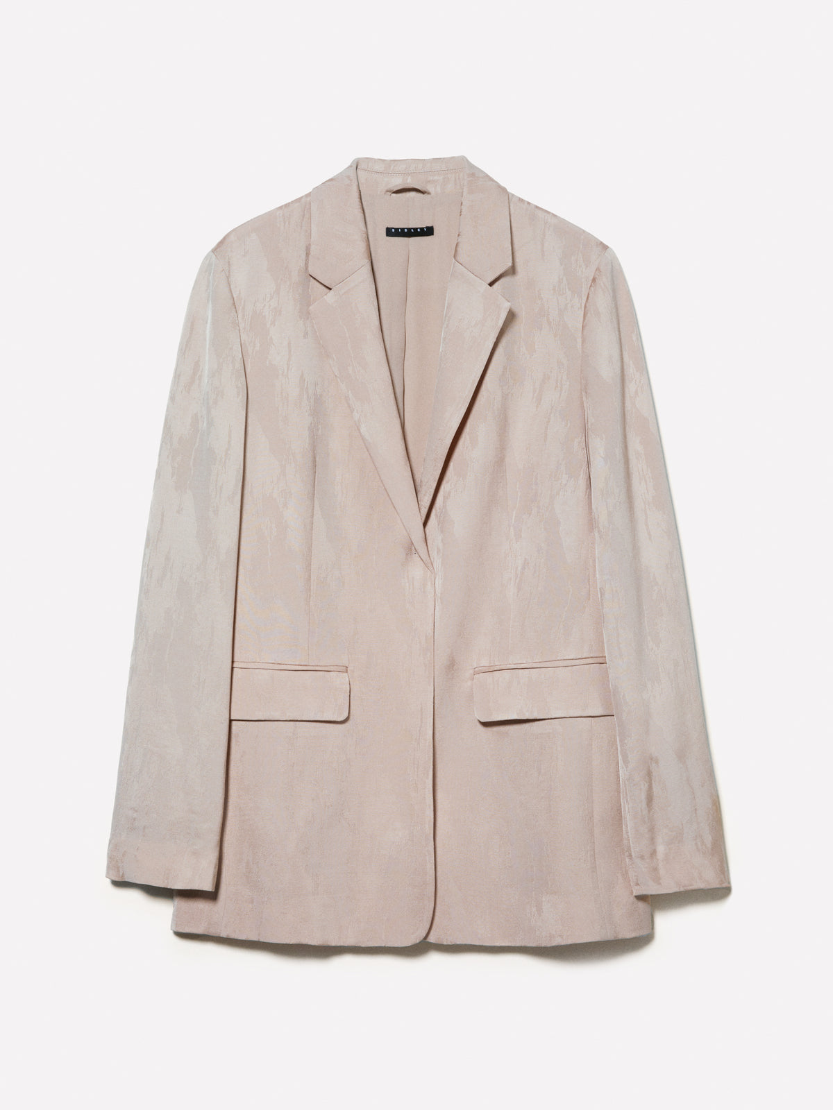 Blazer rosa chiaro aperto