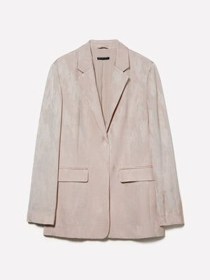 Blazer rosa chiaro aperto