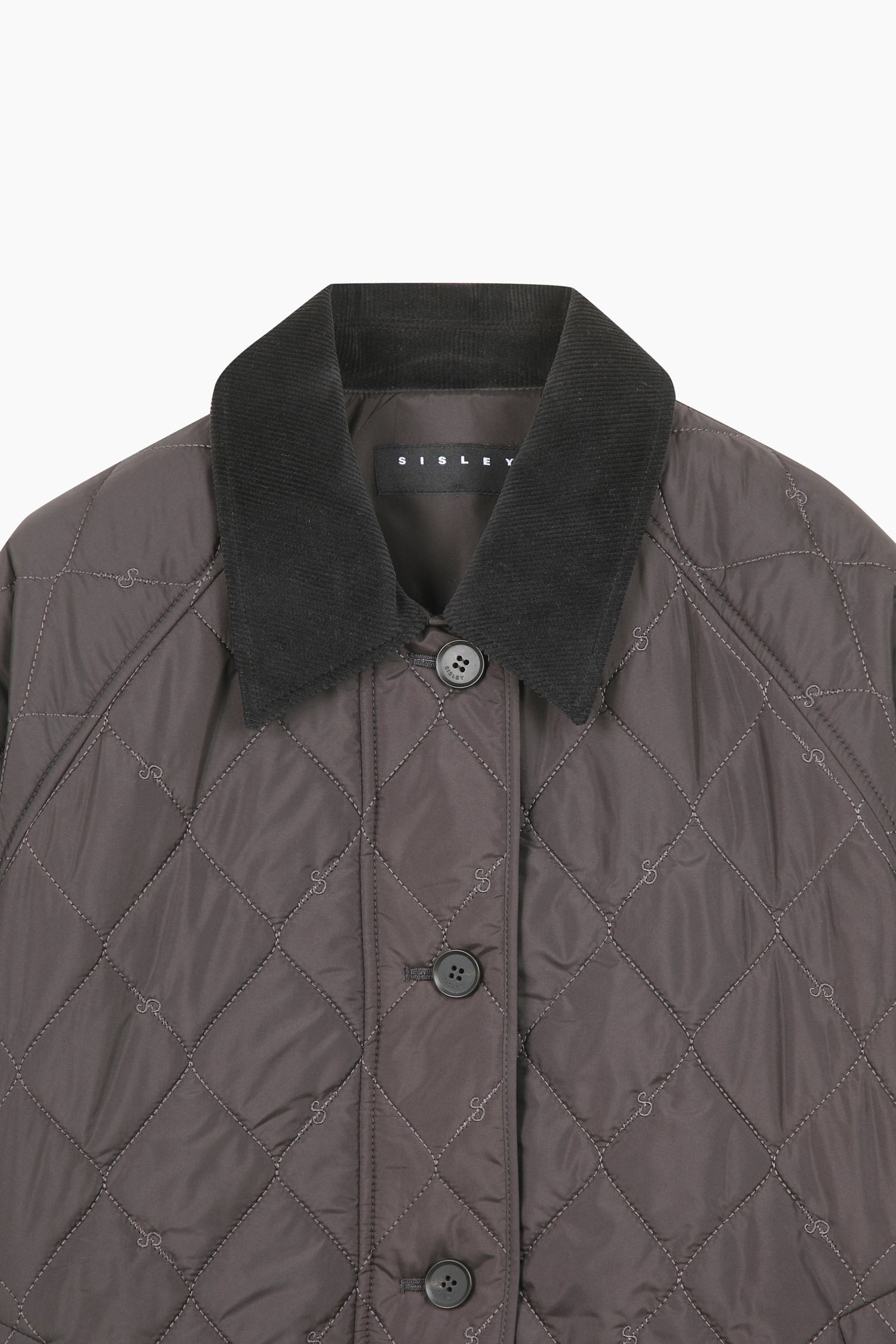 Giubbotto trapuntato da donna grigio scuro 3 | Sisley Outlet