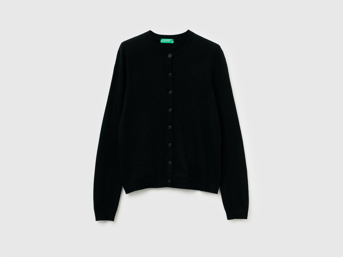 Cardigan in misto lana e cashmere
