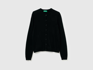 Cardigan in misto lana e cashmere