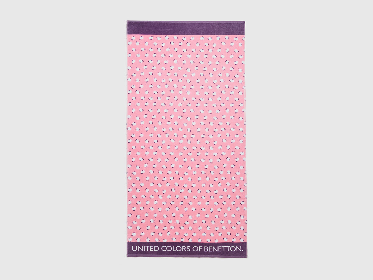 Telo mare con pattern mirtilli