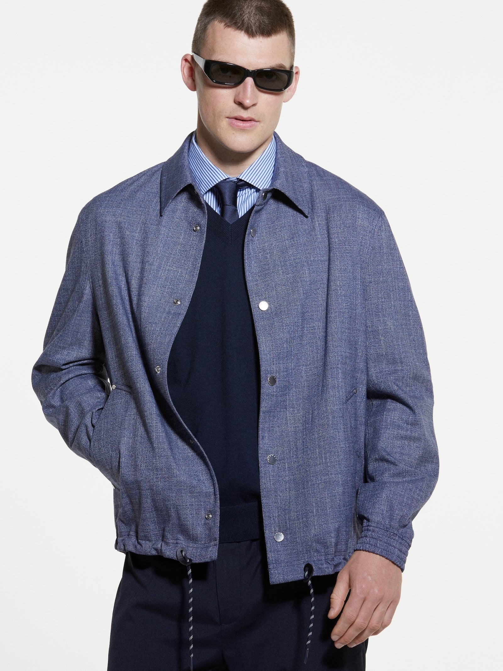 Giacca leggera da uomo blu 2 | Sisley Outlet