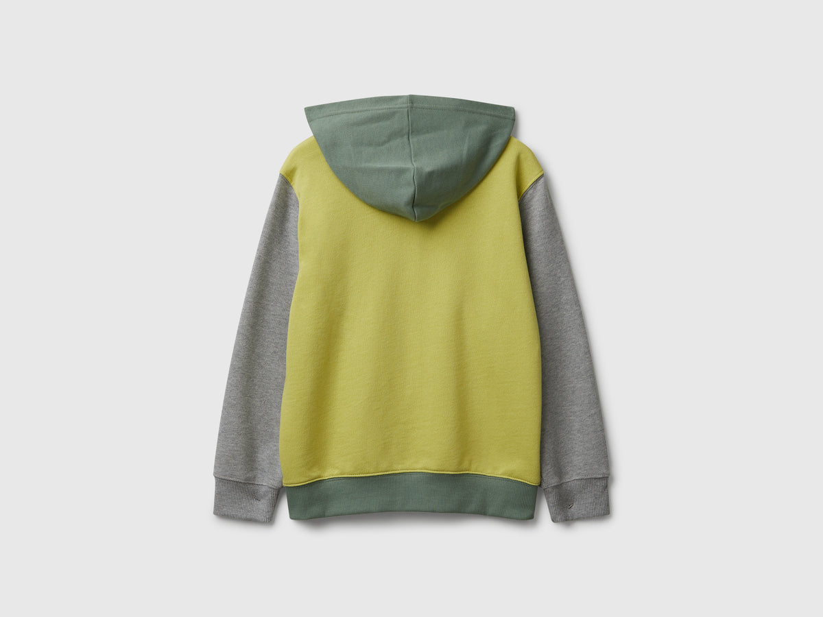 Felpa con zip e cappuccio