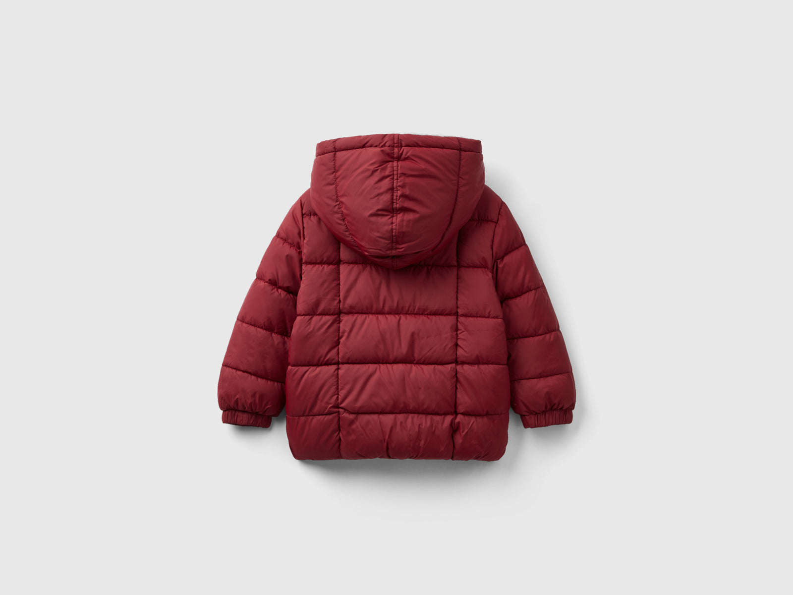Giubbotto con interno orsetto da bimbo rosso 2 | Benetton Outlet