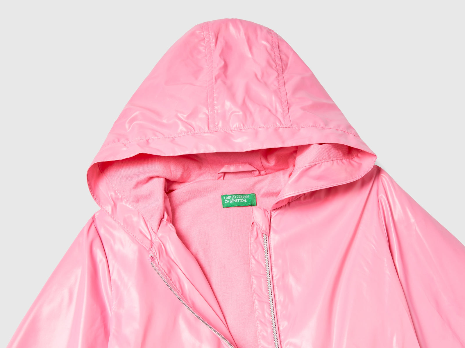 Giacca leggera "Rain Defender" da bimba rosa 3 | Benetton Outlet