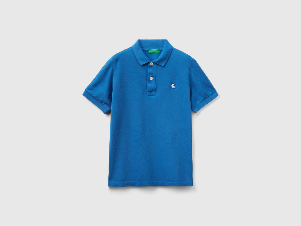Polo slim fit 100% cotone