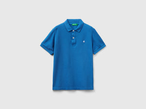 Polo slim fit 100% cotone