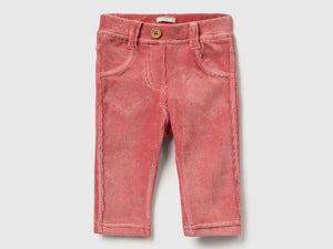 Pantaloni in ciniglia stretch