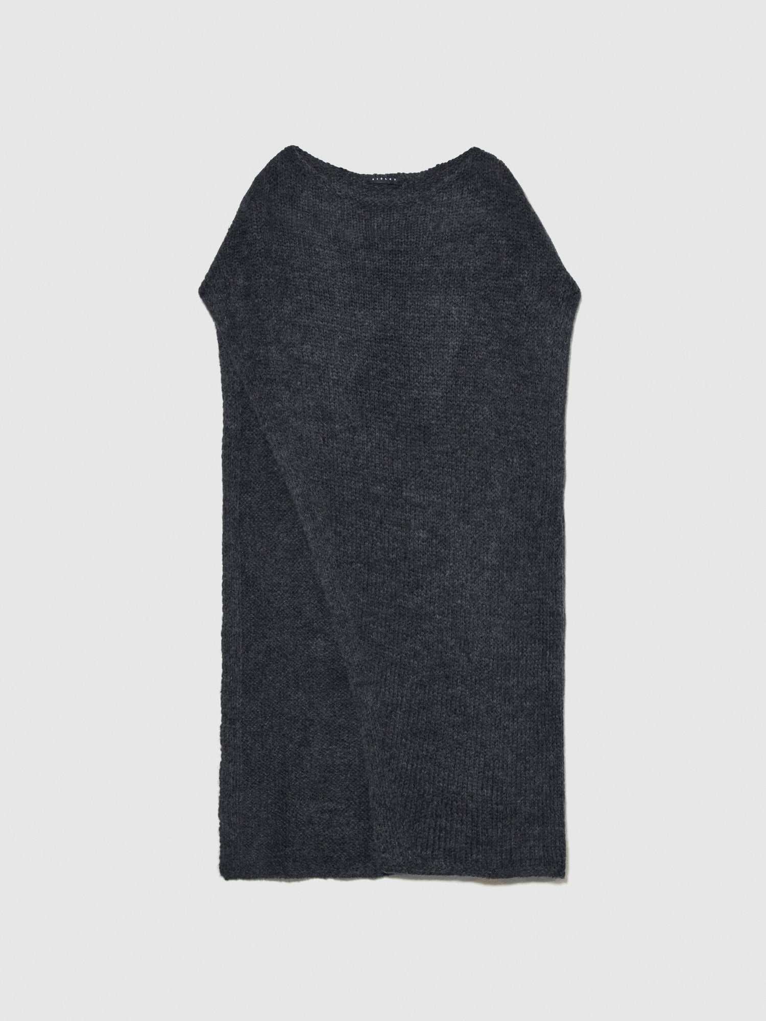 Cappa asimmetrica da donna grigio scuro | Sisley Outlet
