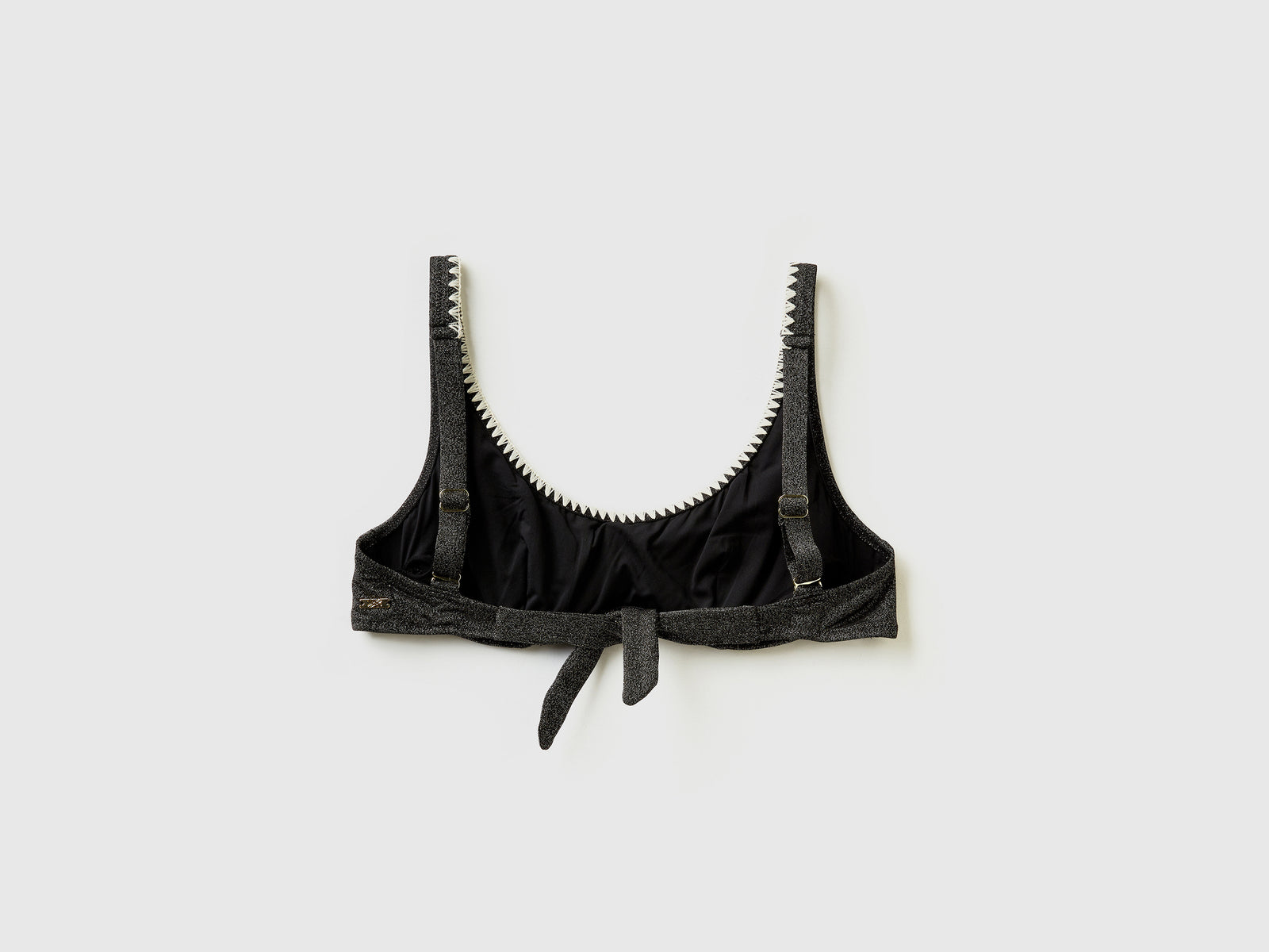 Reggiseno costume coppa C con ferretto nascosto da donna nero 2 | Benetton Outlet