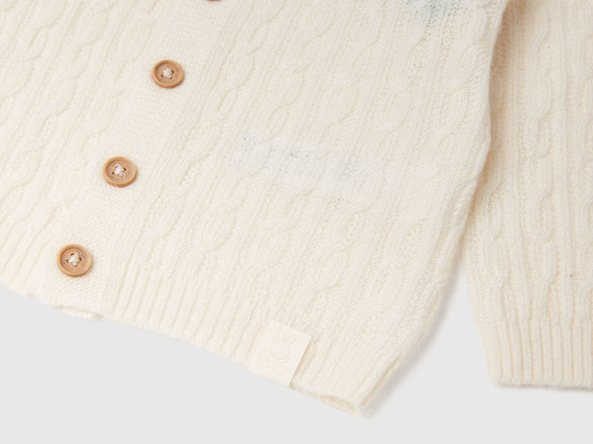 Cardigan a trecce