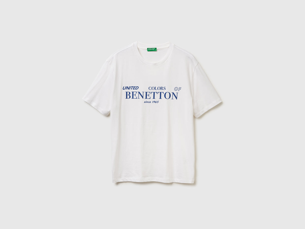 T-shirt in cotone con logo