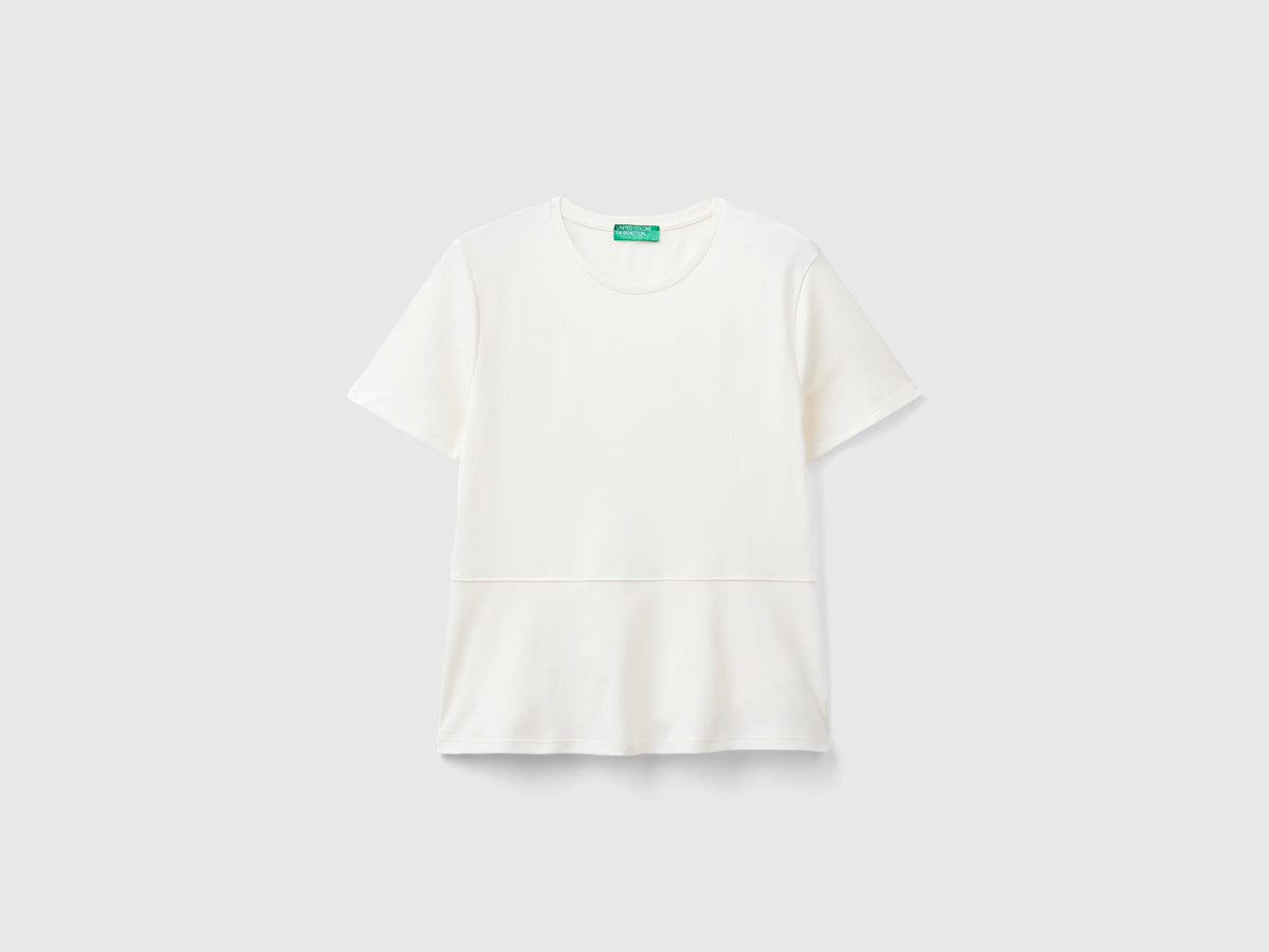 T-shirt slim fit in cotone bio