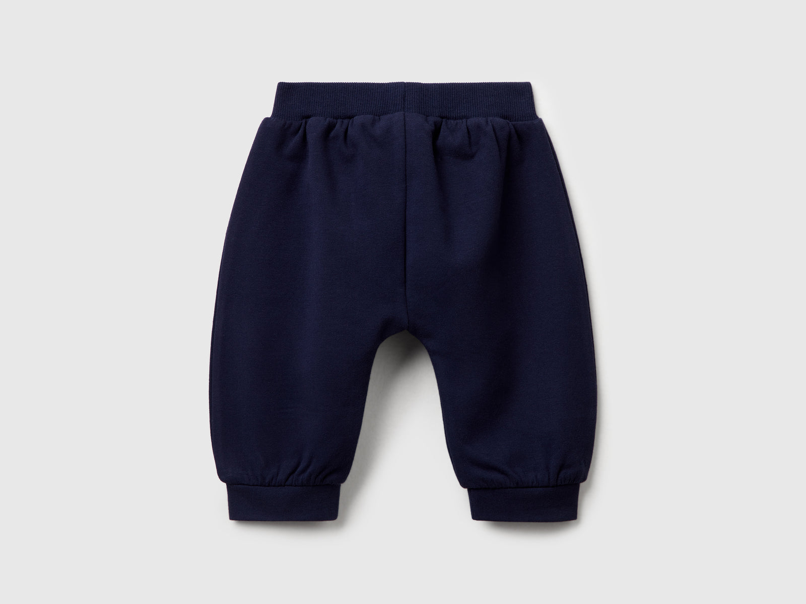 Pantaloni in felpa da neonato blu scuro 2 | Benetton Outlet