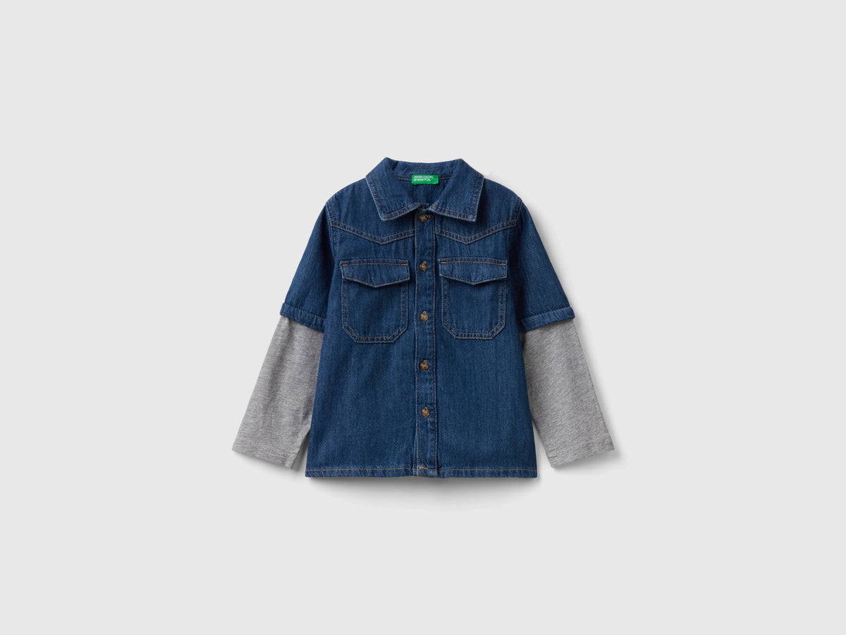 Camicia con doppia manica