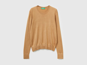 Maglia manica lunga in misto seta