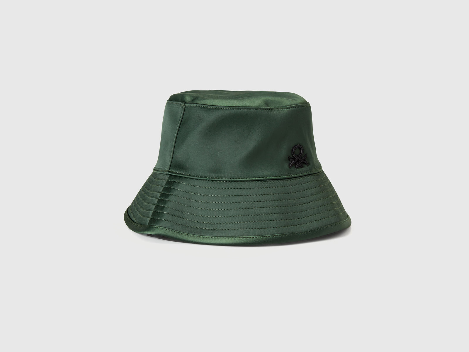 Cappello reversibile stile pescatore da donna verde militare | Benetton Outlet