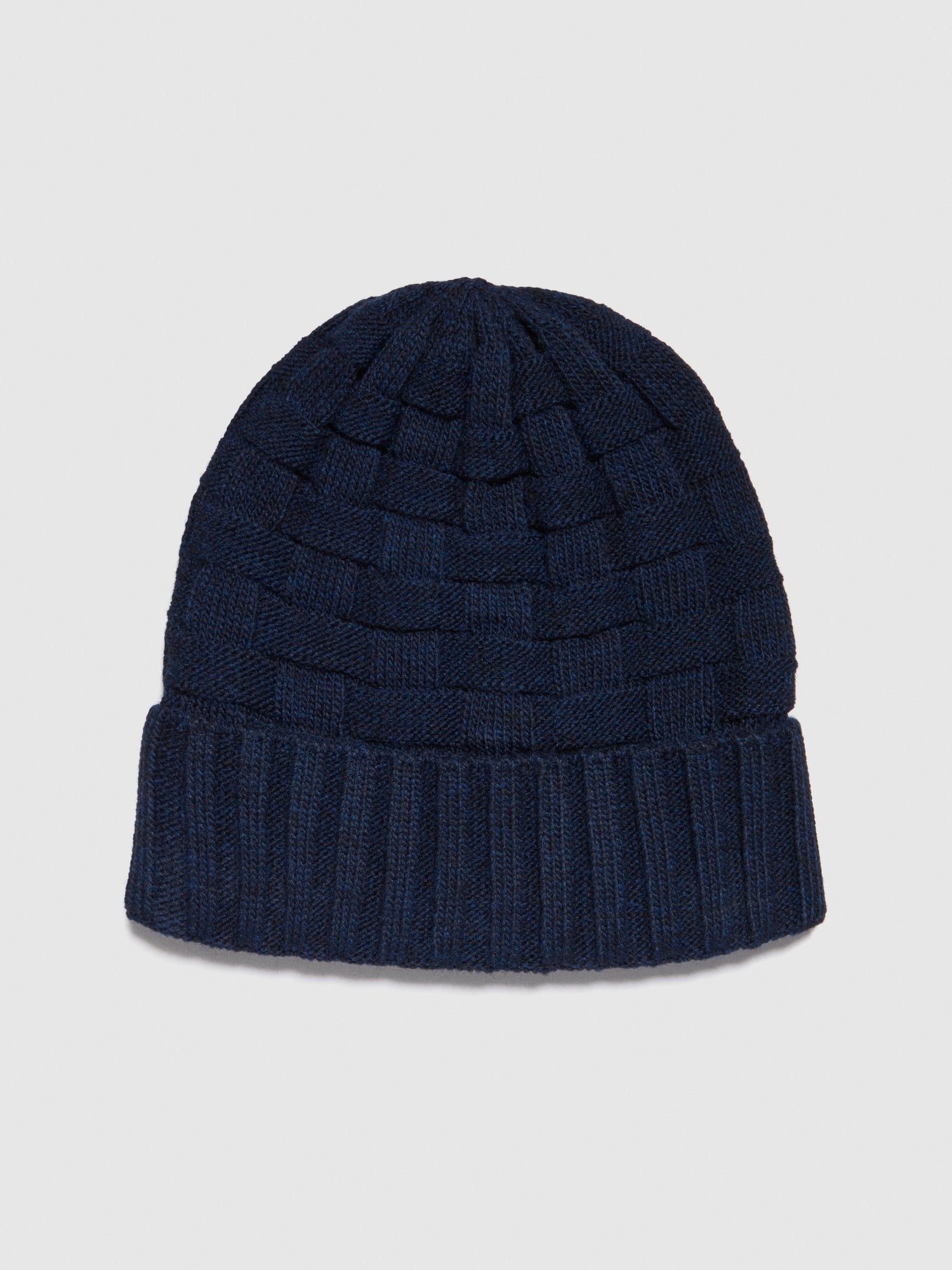Berretto in maglia da uomo blu scuro | Sisley Outlet