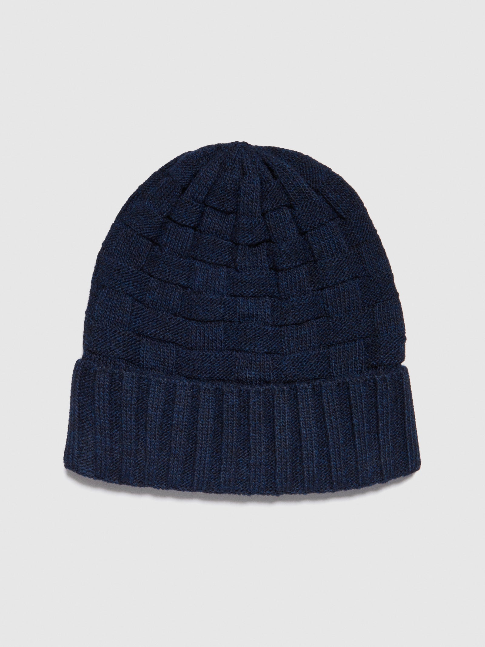 Berretto in maglia da uomo blu scuro | Sisley Outlet